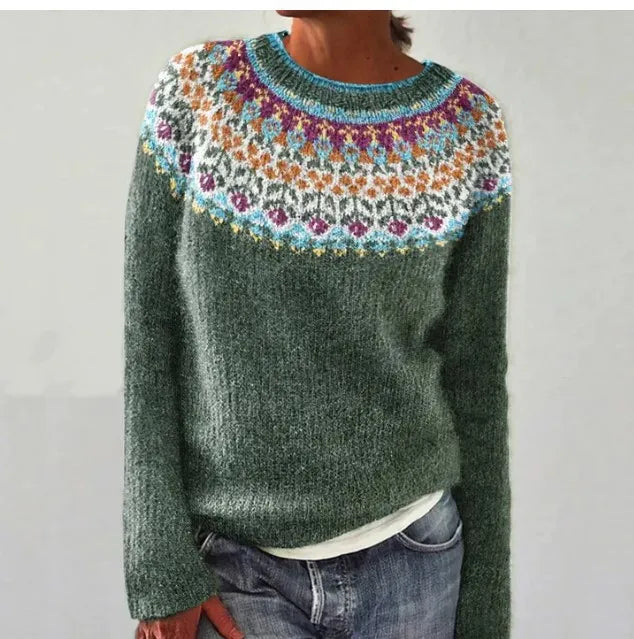 WINTA™ | ELEGANT WOMEN'S FAIR ISLE KNIT SWEATER