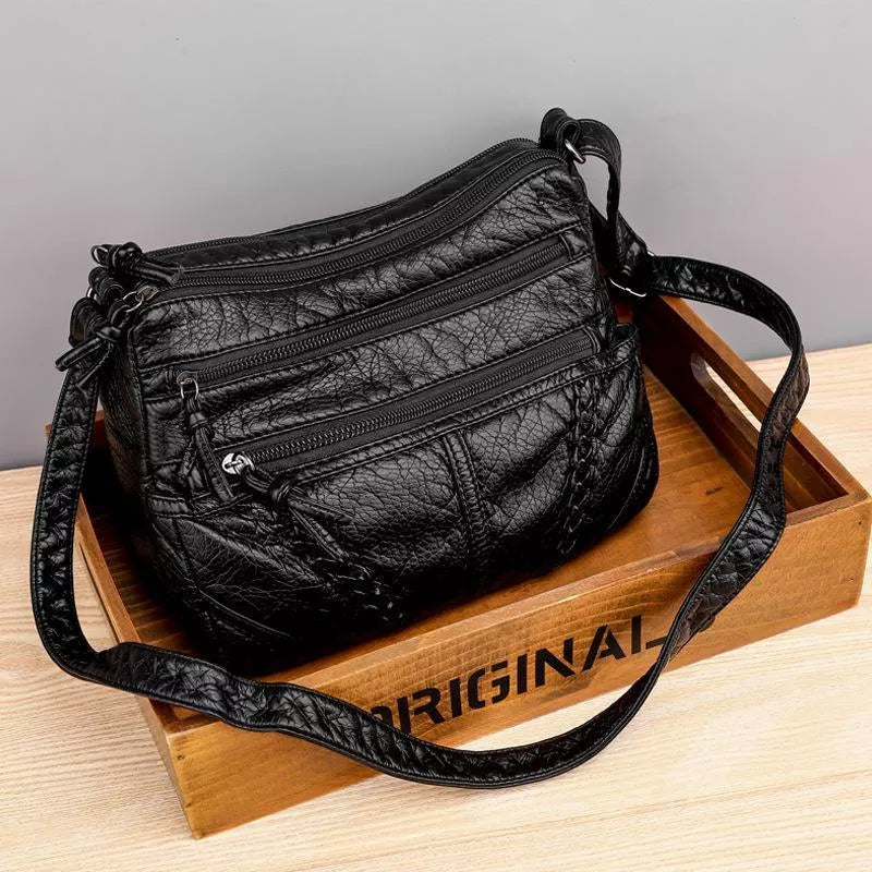 TERRA™ | VINTAGE SOFT LEATHER SHOULDER BAG