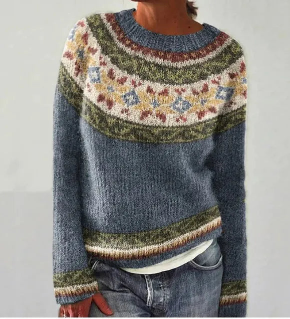 WINTA™ | ELEGANT WOMEN'S FAIR ISLE KNIT SWEATER