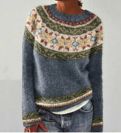 WINTA™ | ELEGANT WOMEN'S FAIR ISLE KNIT SWEATER