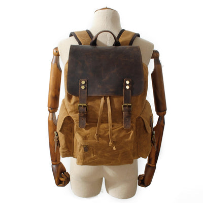 Wax Coated Canvas Backpack | Copenhagen