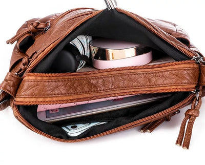 TERRA™ | VINTAGE SOFT LEATHER SHOULDER BAG