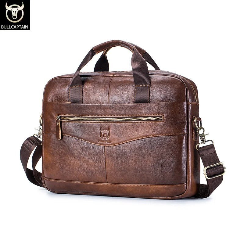 Captain | Leather Messenger Bag for Business