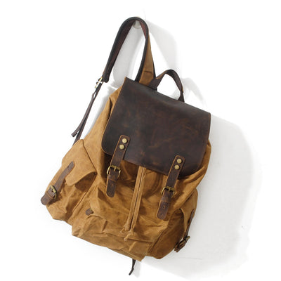 Wax Coated Canvas Backpack | Copenhagen