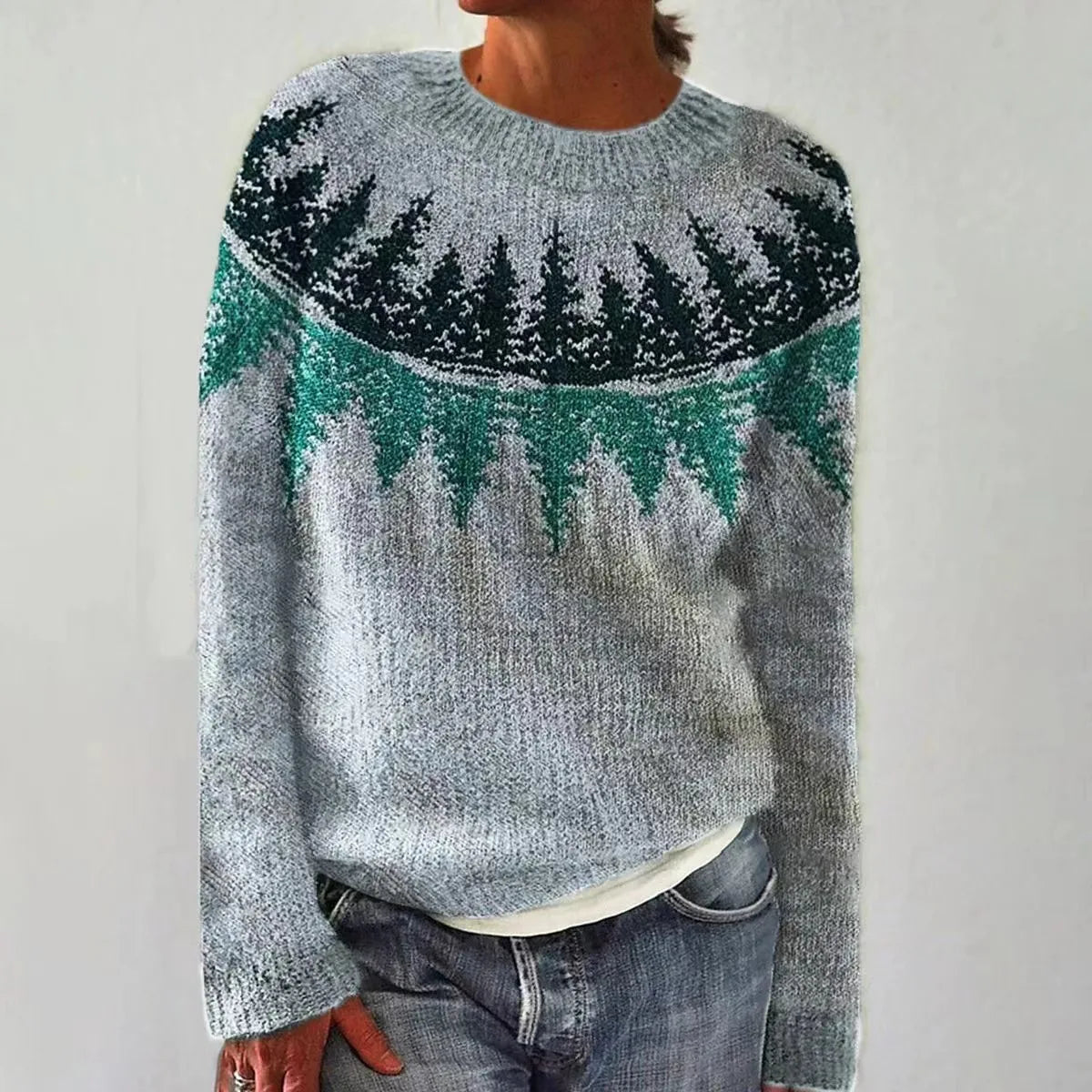 WINTA™ | ELEGANT WOMEN'S FAIR ISLE KNIT SWEATER
