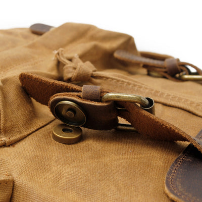 Wax Coated Canvas Backpack | Copenhagen