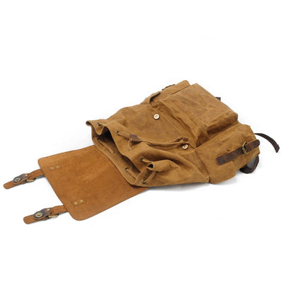 Wax Coated Canvas Backpack | Copenhagen