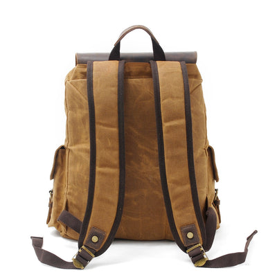 Wax Coated Canvas Backpack | Copenhagen