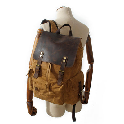 Wax Coated Canvas Backpack | Copenhagen