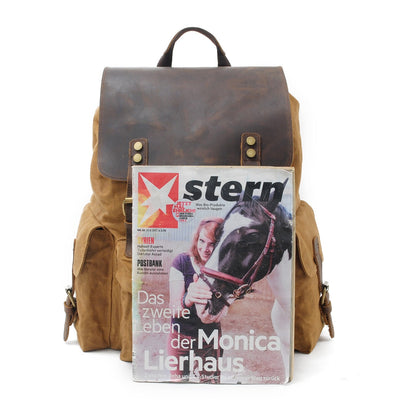 Wax Coated Canvas Backpack | Copenhagen